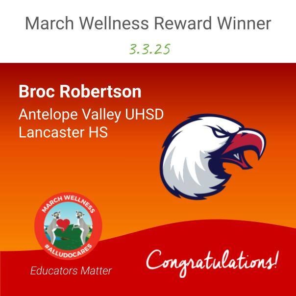 2025 March Wellness Winners SM