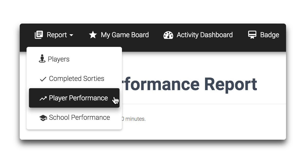  Trend reports are available to everyone in a game 