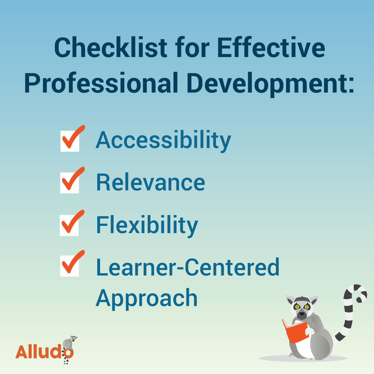 Checklist for Effective Professional Development