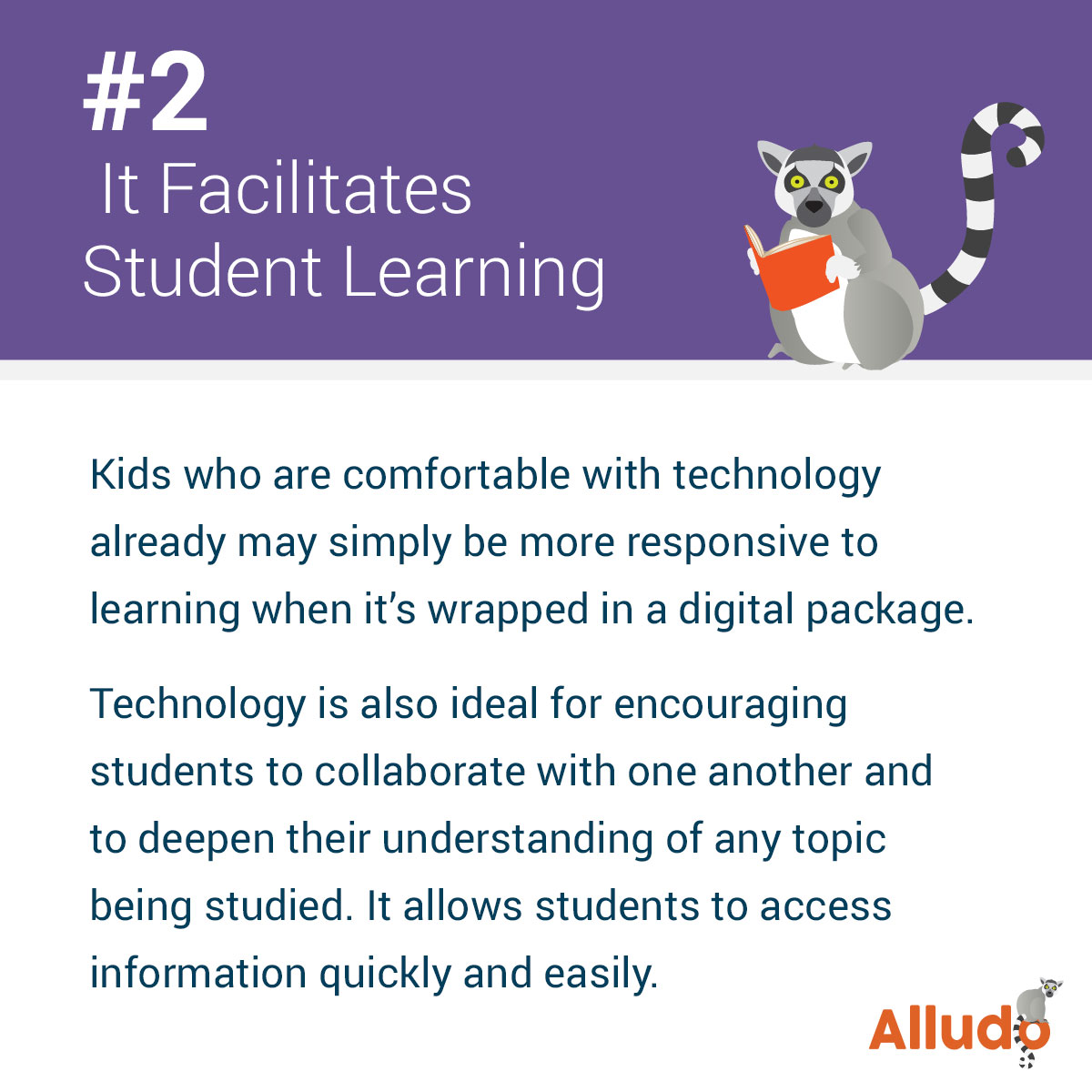 it facilitates student learning